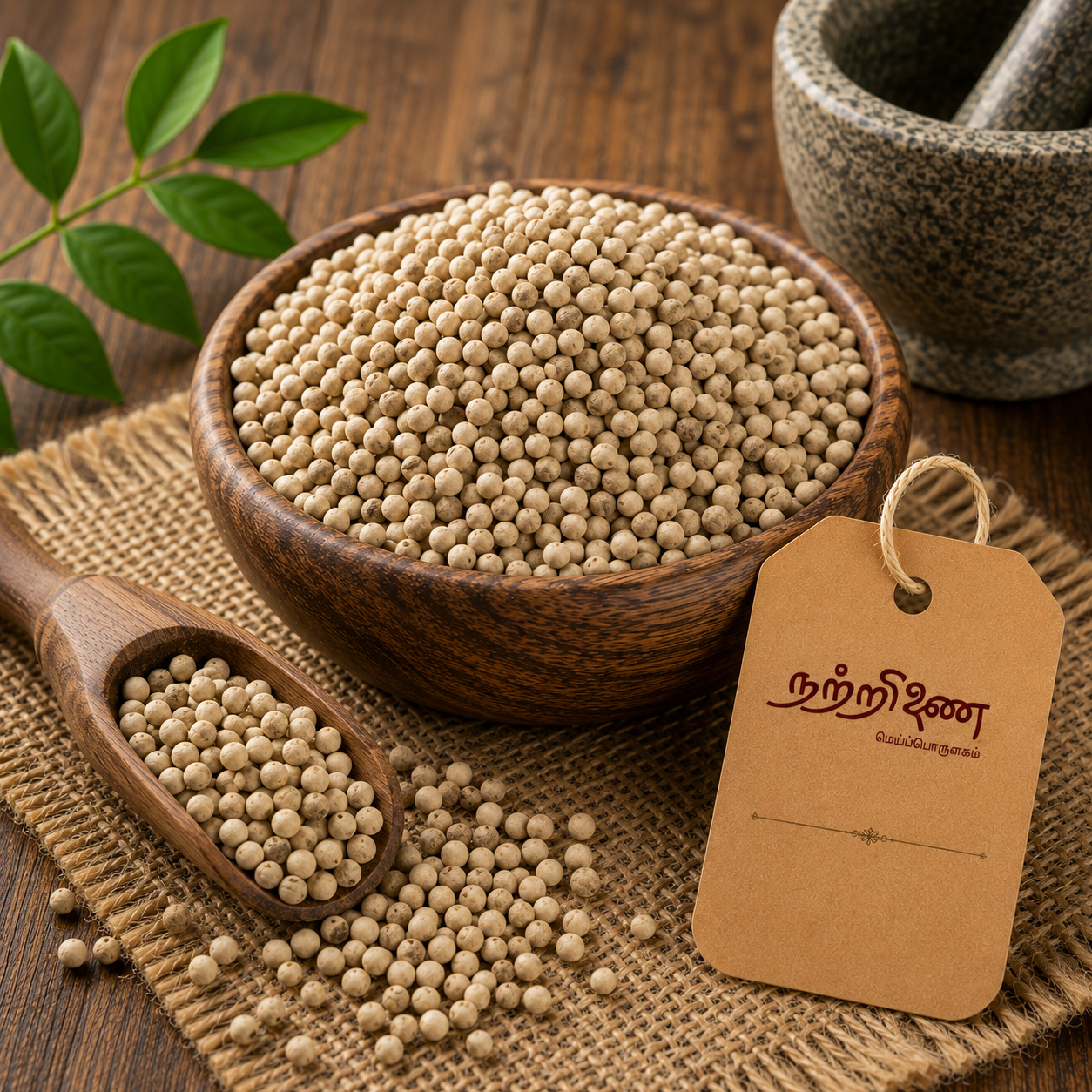Vellai Milagu (White Pepper)