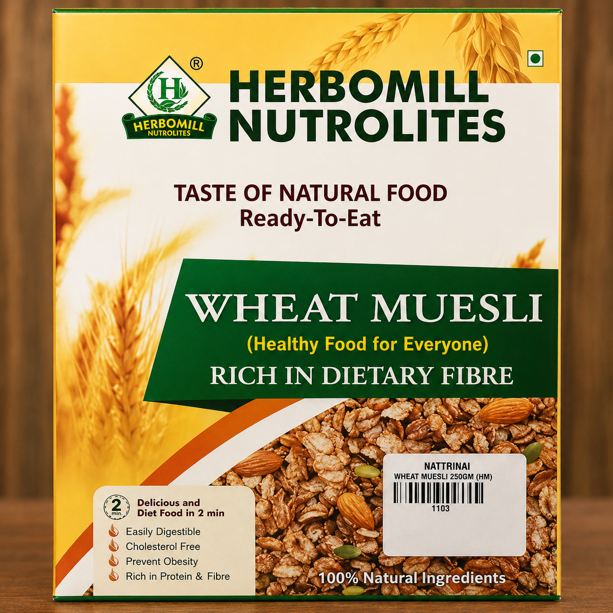 Wheat Muesli (HM) 250g pack - Nattrinai Organic Shop