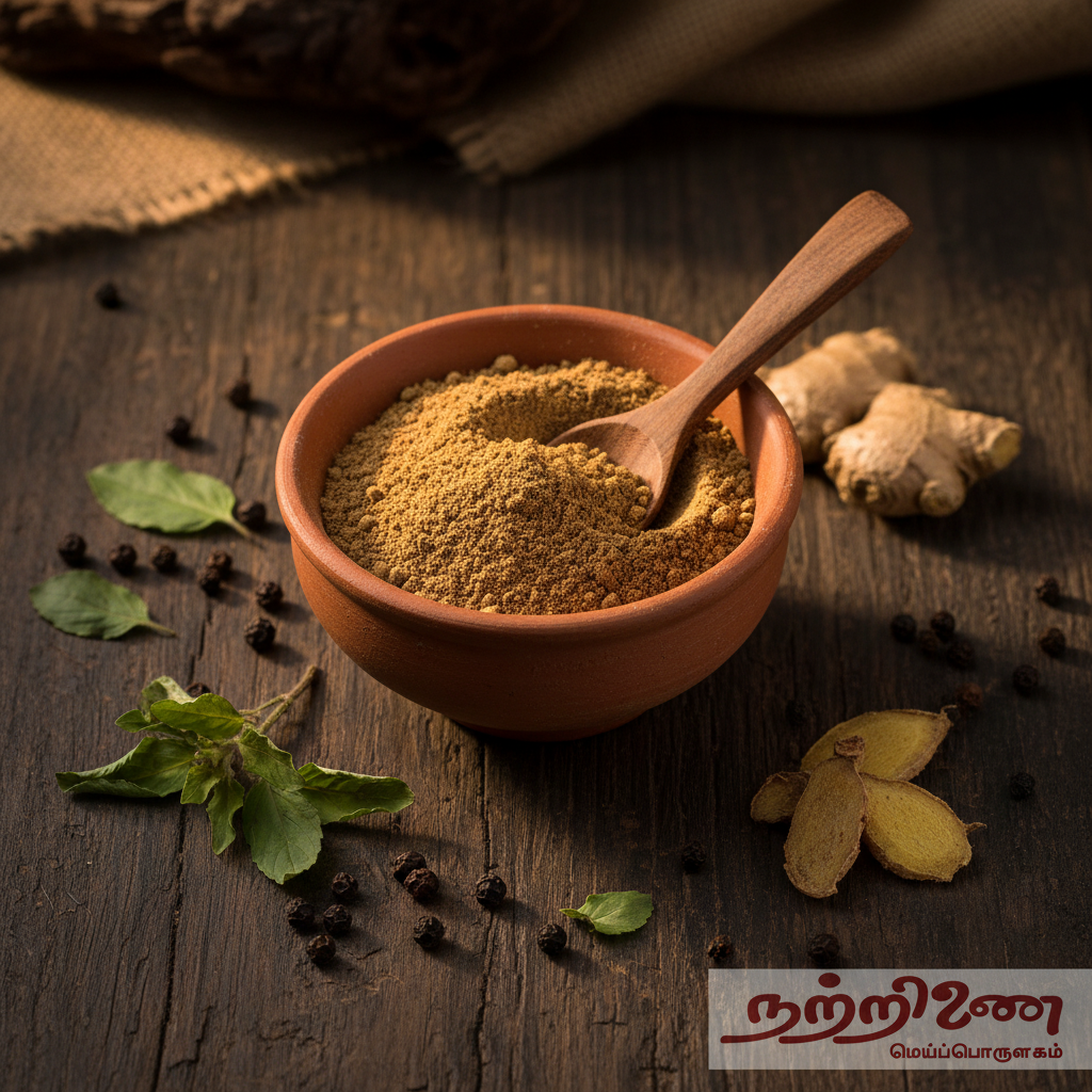 Nattrinai Sali Irumbal Suranam - Siddha Herbal Cough Powder 50g