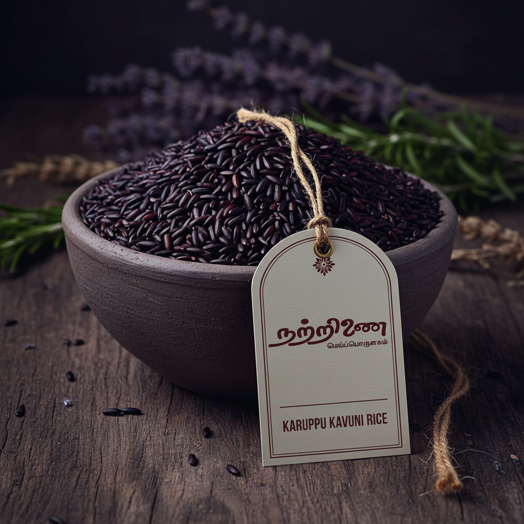 Karuppu Kavuni Rice – Nattrinai Organic Shop