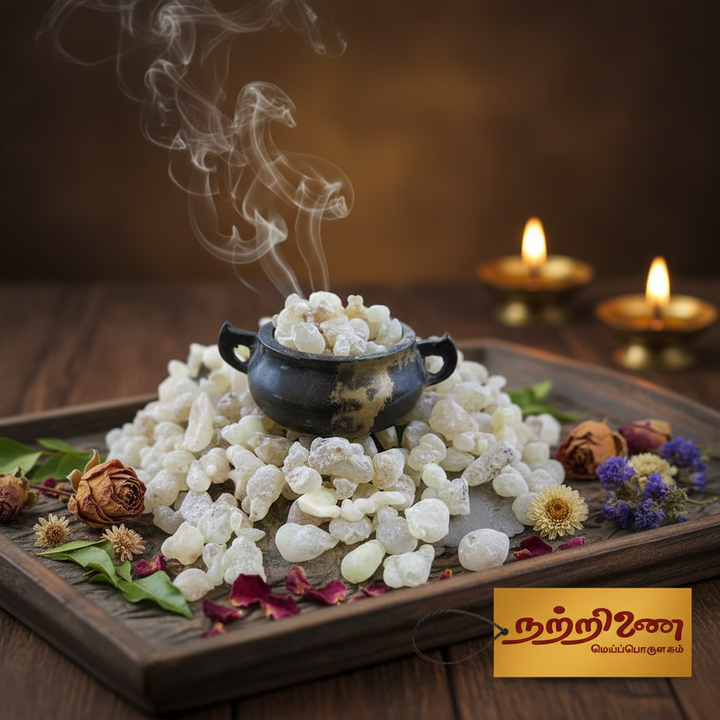 Vellai Kungiliyam - Wooden Tray - Nattrinai
